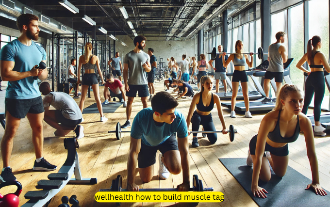 wellhealth how to build muscle tag