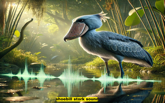 shoebill stork sound