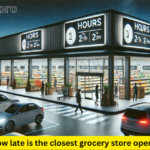 how late is the closest grocery store open