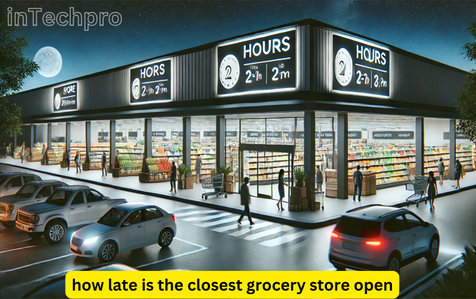 how late is the closest grocery store open