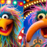 muppet with long hooked beak