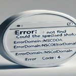 errordomain=nscocoaerrordomain&errormessage=could not find the specified shortcut.&errorcode=4