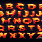 fire alphabet a to z