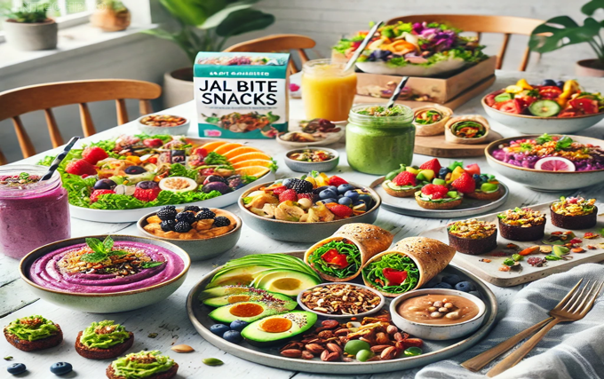 healthy brunch jalbitesnacks from justalittlebite